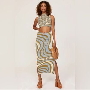 RHODE Ettie Skirt & Jude Top Set Size Medium